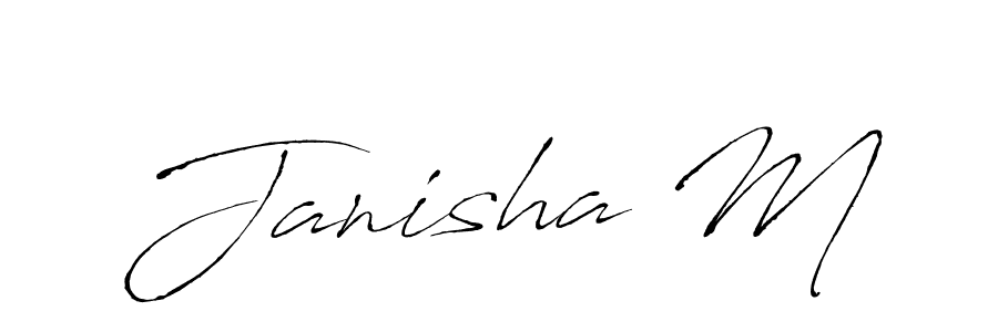 if you are searching for the best signature style for your name Janisha M. so please give up your signature search. here we have designed multiple signature styles  using Antro_Vectra. Janisha M signature style 6 images and pictures png