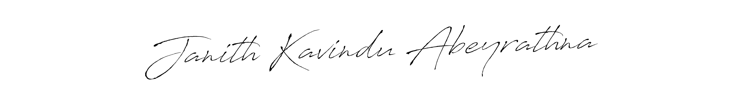 Design your own signature with our free online signature maker. With this signature software, you can create a handwritten (Antro_Vectra) signature for name Janith Kavindu Abeyrathna. Janith Kavindu Abeyrathna signature style 6 images and pictures png
