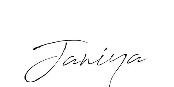 Create a beautiful signature design for name Janiya. With this signature (Antro_Vectra) fonts, you can make a handwritten signature for free. Janiya signature style 6 images and pictures png