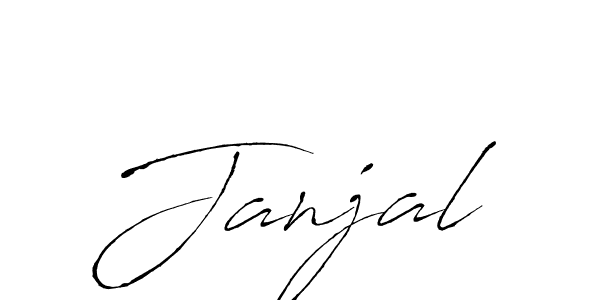 Janjal stylish signature style. Best Handwritten Sign (Antro_Vectra) for my name. Handwritten Signature Collection Ideas for my name Janjal. Janjal signature style 6 images and pictures png