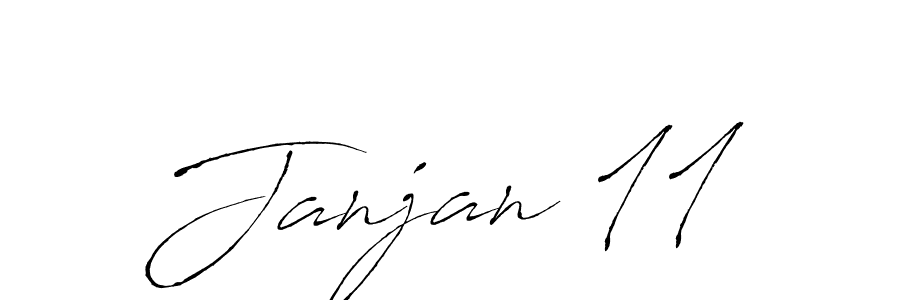 The best way (Antro_Vectra) to make a short signature is to pick only two or three words in your name. The name Janjan 11 include a total of six letters. For converting this name. Janjan 11 signature style 6 images and pictures png