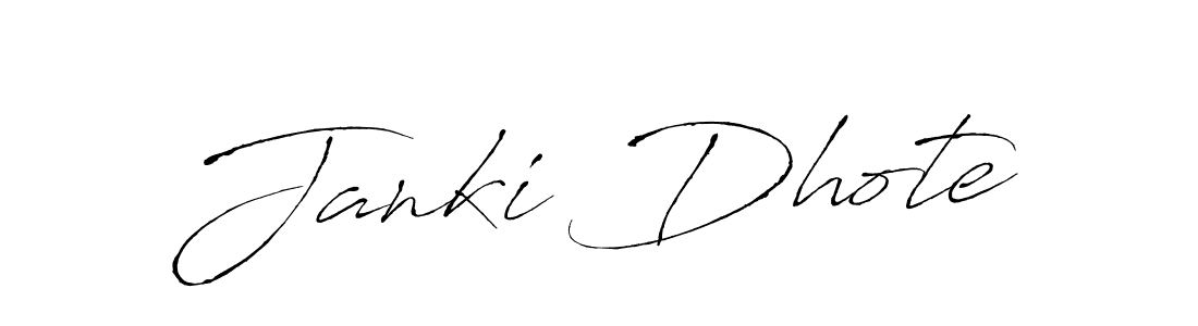 How to make Janki Dhote signature? Antro_Vectra is a professional autograph style. Create handwritten signature for Janki Dhote name. Janki Dhote signature style 6 images and pictures png