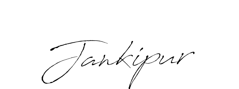 Similarly Antro_Vectra is the best handwritten signature design. Signature creator online .You can use it as an online autograph creator for name Jankipur. Jankipur signature style 6 images and pictures png