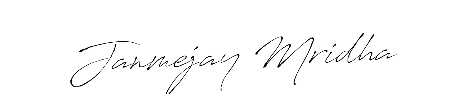 Make a beautiful signature design for name Janmejay Mridha. With this signature (Antro_Vectra) style, you can create a handwritten signature for free. Janmejay Mridha signature style 6 images and pictures png