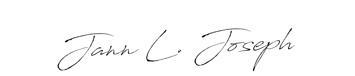 Create a beautiful signature design for name Jann L. Joseph. With this signature (Antro_Vectra) fonts, you can make a handwritten signature for free. Jann L. Joseph signature style 6 images and pictures png