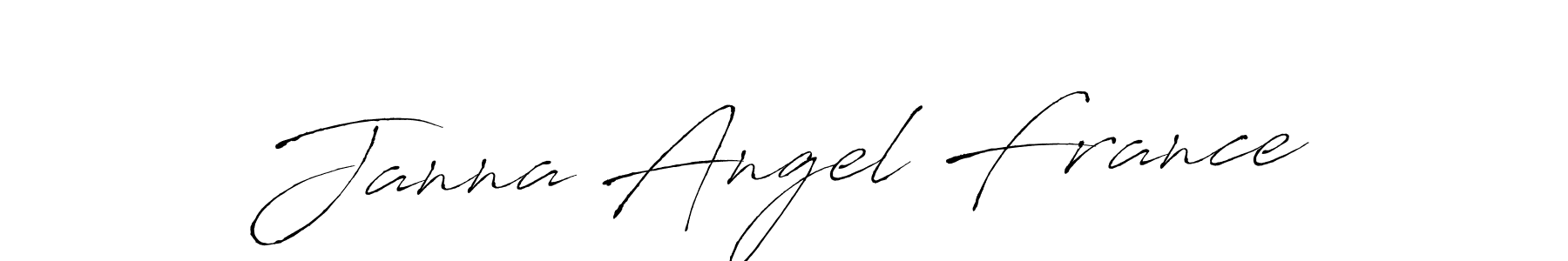 You should practise on your own different ways (Antro_Vectra) to write your name (Janna Angel France) in signature. don't let someone else do it for you. Janna Angel France signature style 6 images and pictures png