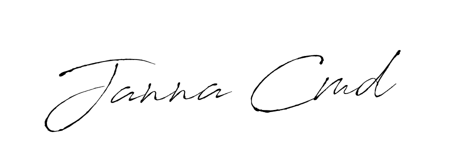 How to make Janna Cmd name signature. Use Antro_Vectra style for creating short signs online. This is the latest handwritten sign. Janna Cmd signature style 6 images and pictures png
