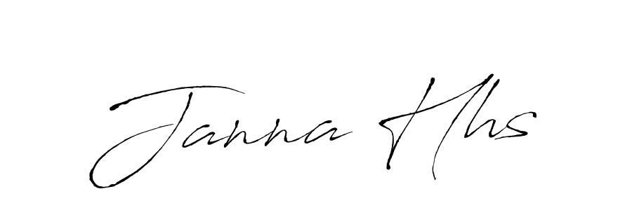 How to make Janna Hhs signature? Antro_Vectra is a professional autograph style. Create handwritten signature for Janna Hhs name. Janna Hhs signature style 6 images and pictures png