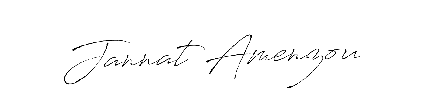 Use a signature maker to create a handwritten signature online. With this signature software, you can design (Antro_Vectra) your own signature for name Jannat Amenzou. Jannat Amenzou signature style 6 images and pictures png