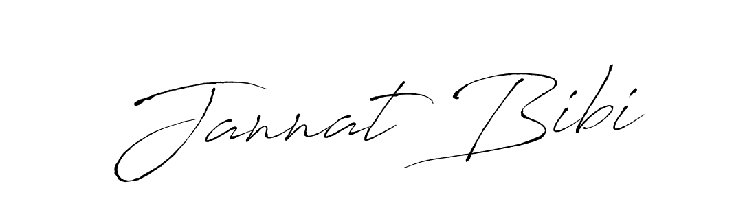 How to make Jannat Bibi name signature. Use Antro_Vectra style for creating short signs online. This is the latest handwritten sign. Jannat Bibi signature style 6 images and pictures png