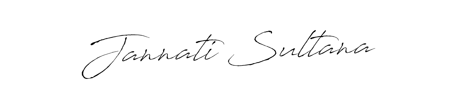 Also we have Jannati Sultana name is the best signature style. Create professional handwritten signature collection using Antro_Vectra autograph style. Jannati Sultana signature style 6 images and pictures png