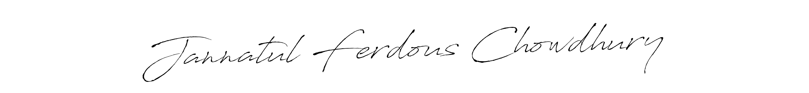 The best way (Antro_Vectra) to make a short signature is to pick only two or three words in your name. The name Jannatul Ferdous Chowdhury include a total of six letters. For converting this name. Jannatul Ferdous Chowdhury signature style 6 images and pictures png