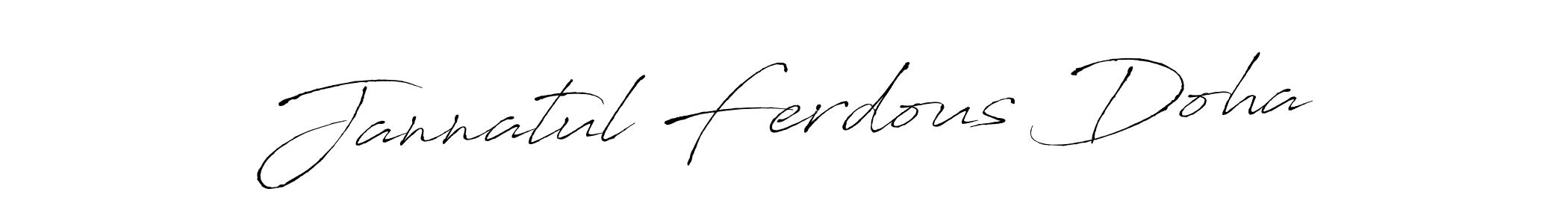 Make a short Jannatul Ferdous Doha signature style. Manage your documents anywhere anytime using Antro_Vectra. Create and add eSignatures, submit forms, share and send files easily. Jannatul Ferdous Doha signature style 6 images and pictures png