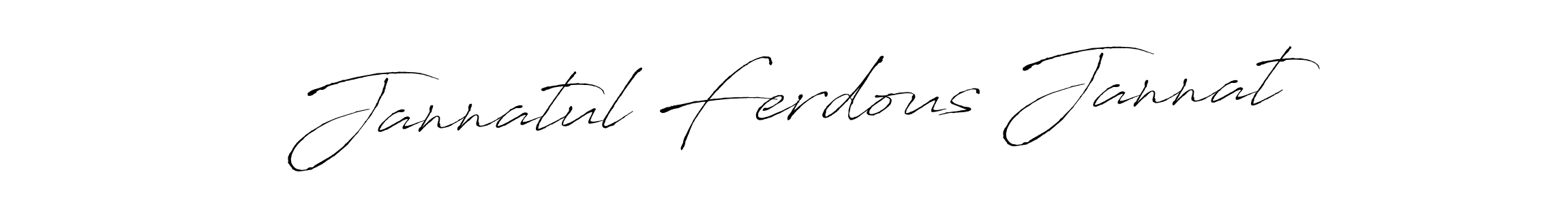 Make a short Jannatul Ferdous Jannat signature style. Manage your documents anywhere anytime using Antro_Vectra. Create and add eSignatures, submit forms, share and send files easily. Jannatul Ferdous Jannat signature style 6 images and pictures png