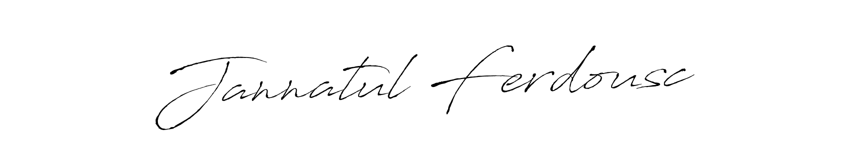 Make a beautiful signature design for name Jannatul Ferdousc. Use this online signature maker to create a handwritten signature for free. Jannatul Ferdousc signature style 6 images and pictures png