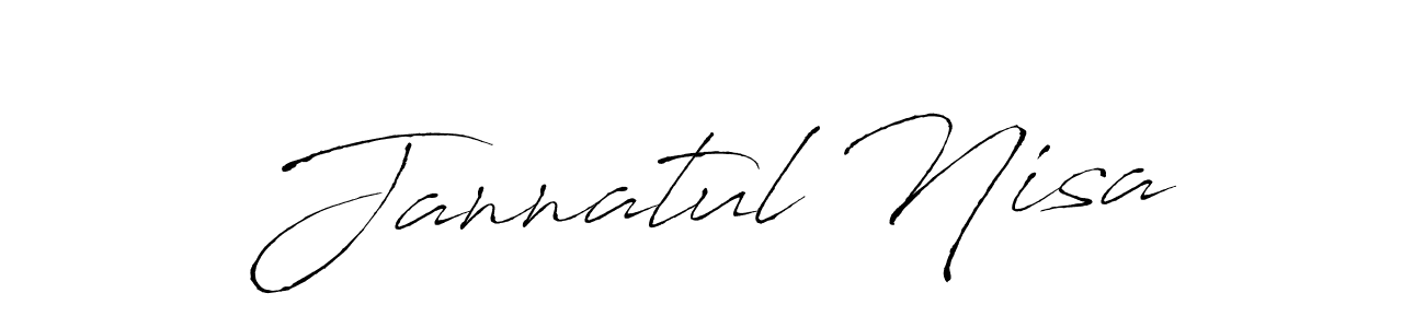 Jannatul Nisa stylish signature style. Best Handwritten Sign (Antro_Vectra) for my name. Handwritten Signature Collection Ideas for my name Jannatul Nisa. Jannatul Nisa signature style 6 images and pictures png