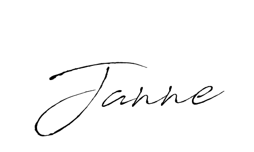 You should practise on your own different ways (Antro_Vectra) to write your name (Janne) in signature. don't let someone else do it for you. Janne signature style 6 images and pictures png