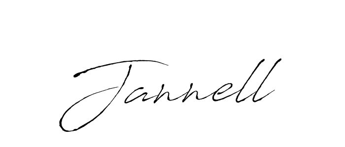 Jannell stylish signature style. Best Handwritten Sign (Antro_Vectra) for my name. Handwritten Signature Collection Ideas for my name Jannell. Jannell signature style 6 images and pictures png