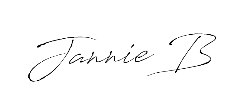 if you are searching for the best signature style for your name Jannie B. so please give up your signature search. here we have designed multiple signature styles  using Antro_Vectra. Jannie B signature style 6 images and pictures png