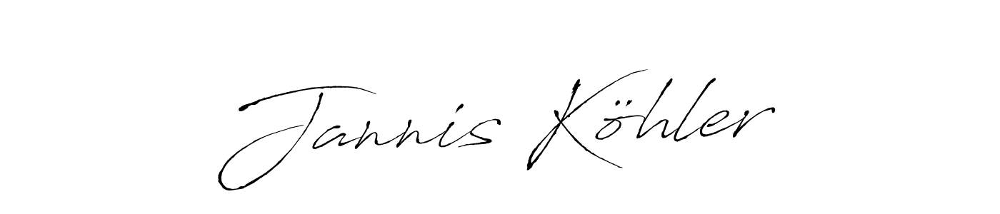 You should practise on your own different ways (Antro_Vectra) to write your name (Jannis Köhler) in signature. don't let someone else do it for you. Jannis Köhler signature style 6 images and pictures png