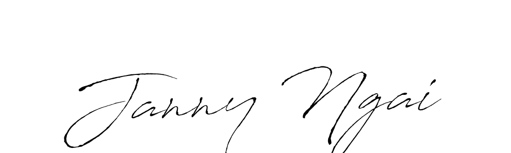 Make a beautiful signature design for name Janny Ngai. With this signature (Antro_Vectra) style, you can create a handwritten signature for free. Janny Ngai signature style 6 images and pictures png