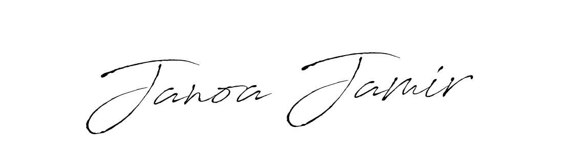 How to Draw Janoa Jamir signature style? Antro_Vectra is a latest design signature styles for name Janoa Jamir. Janoa Jamir signature style 6 images and pictures png