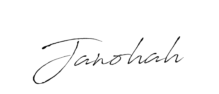 Make a beautiful signature design for name Janohah. With this signature (Antro_Vectra) style, you can create a handwritten signature for free. Janohah signature style 6 images and pictures png