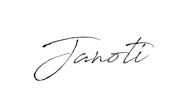 How to make Janoti name signature. Use Antro_Vectra style for creating short signs online. This is the latest handwritten sign. Janoti signature style 6 images and pictures png
