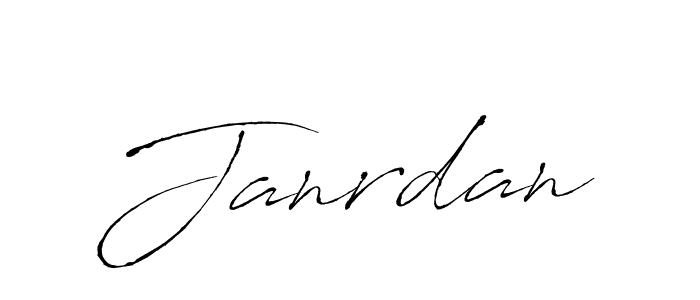 Make a beautiful signature design for name Janrdan. With this signature (Antro_Vectra) style, you can create a handwritten signature for free. Janrdan signature style 6 images and pictures png