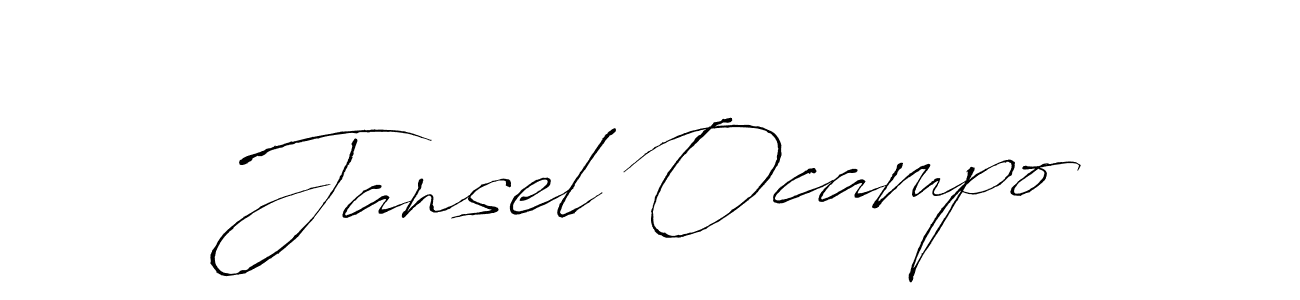 Also You can easily find your signature by using the search form. We will create Jansel Ocampo name handwritten signature images for you free of cost using Antro_Vectra sign style. Jansel Ocampo signature style 6 images and pictures png
