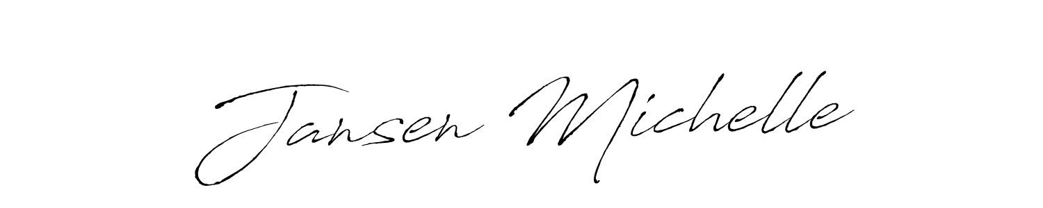Similarly Antro_Vectra is the best handwritten signature design. Signature creator online .You can use it as an online autograph creator for name Jansen Michelle. Jansen Michelle signature style 6 images and pictures png
