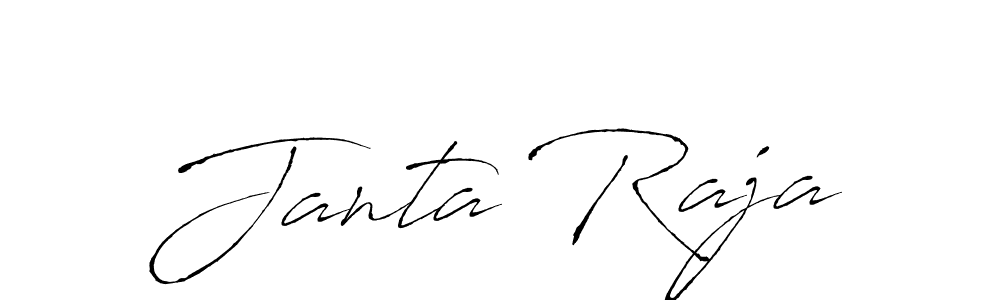 Use a signature maker to create a handwritten signature online. With this signature software, you can design (Antro_Vectra) your own signature for name Janta Raja. Janta Raja signature style 6 images and pictures png