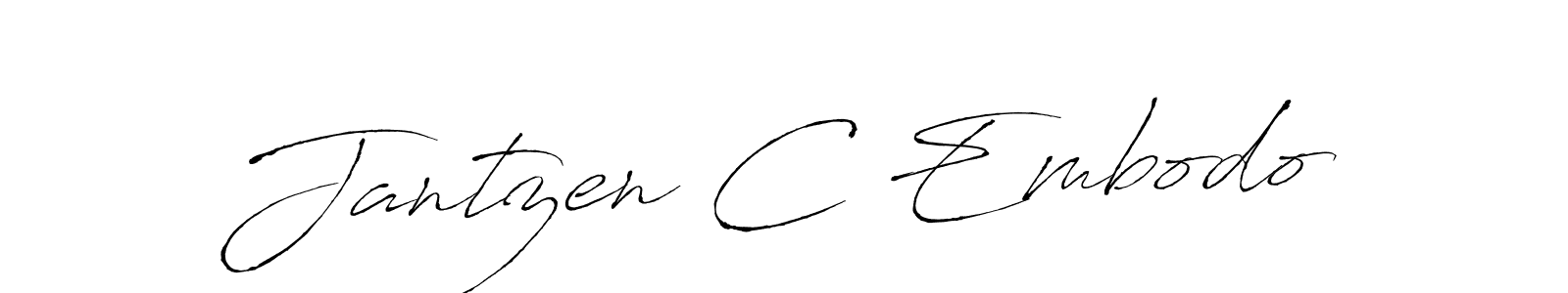 How to Draw Jantzen C Embodo signature style? Antro_Vectra is a latest design signature styles for name Jantzen C Embodo. Jantzen C Embodo signature style 6 images and pictures png