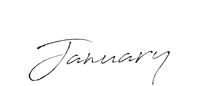 Design your own signature with our free online signature maker. With this signature software, you can create a handwritten (Antro_Vectra) signature for name January. January signature style 6 images and pictures png