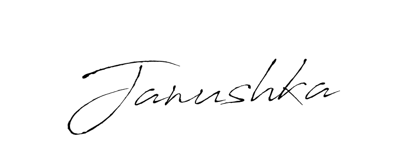 You should practise on your own different ways (Antro_Vectra) to write your name (Janushka) in signature. don't let someone else do it for you. Janushka signature style 6 images and pictures png