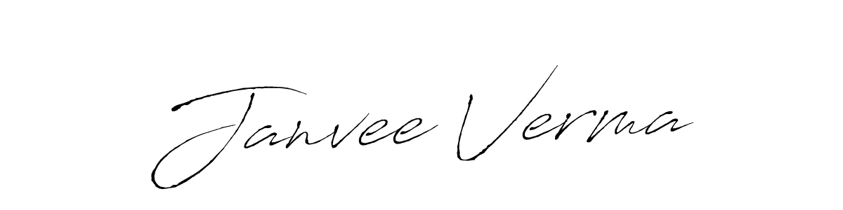 It looks lik you need a new signature style for name Janvee Verma. Design unique handwritten (Antro_Vectra) signature with our free signature maker in just a few clicks. Janvee Verma signature style 6 images and pictures png