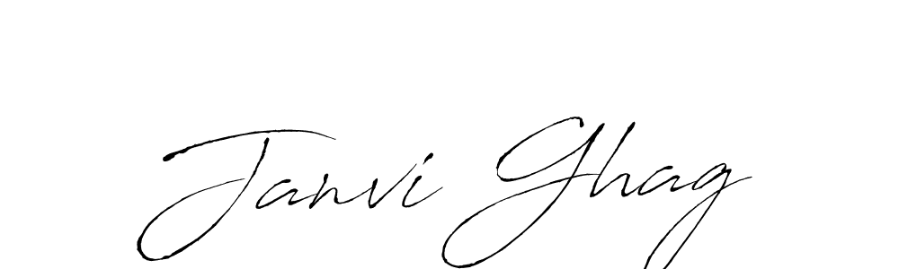 You should practise on your own different ways (Antro_Vectra) to write your name (Janvi Ghag) in signature. don't let someone else do it for you. Janvi Ghag signature style 6 images and pictures png