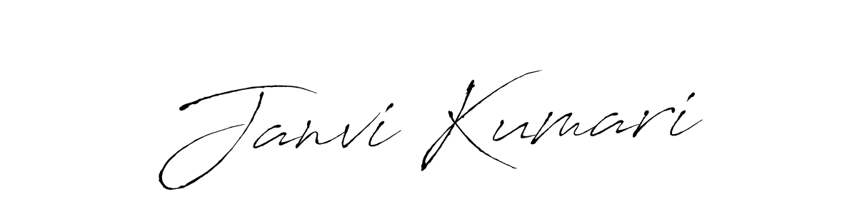 Make a beautiful signature design for name Janvi Kumari. With this signature (Antro_Vectra) style, you can create a handwritten signature for free. Janvi Kumari signature style 6 images and pictures png