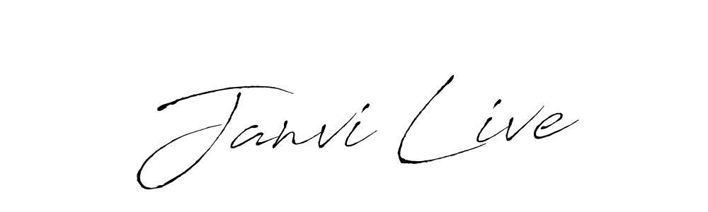 This is the best signature style for the Janvi Live name. Also you like these signature font (Antro_Vectra). Mix name signature. Janvi Live signature style 6 images and pictures png