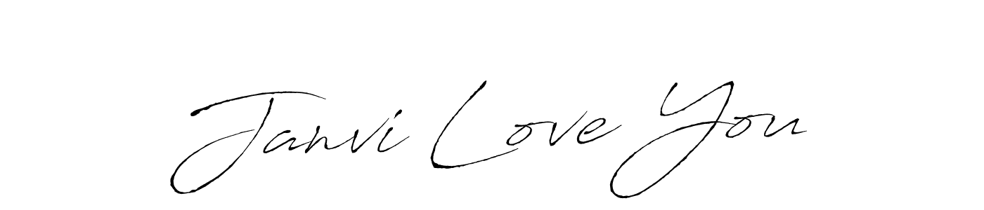 Also we have Janvi Love You name is the best signature style. Create professional handwritten signature collection using Antro_Vectra autograph style. Janvi Love You signature style 6 images and pictures png