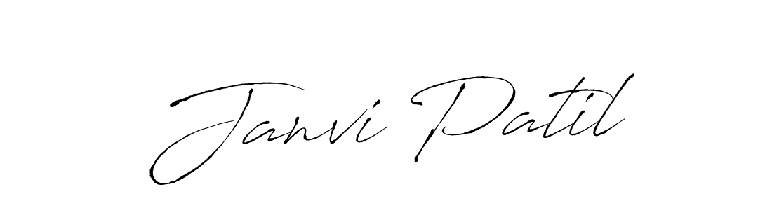 Design your own signature with our free online signature maker. With this signature software, you can create a handwritten (Antro_Vectra) signature for name Janvi Patil. Janvi Patil signature style 6 images and pictures png