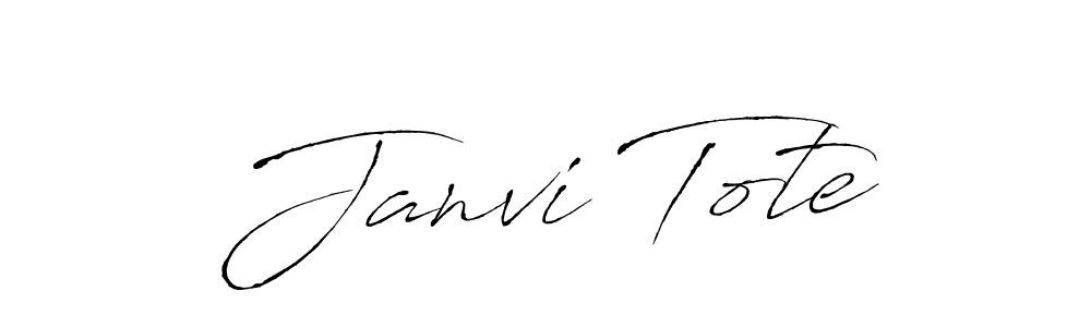 Also we have Janvi Tote name is the best signature style. Create professional handwritten signature collection using Antro_Vectra autograph style. Janvi Tote signature style 6 images and pictures png