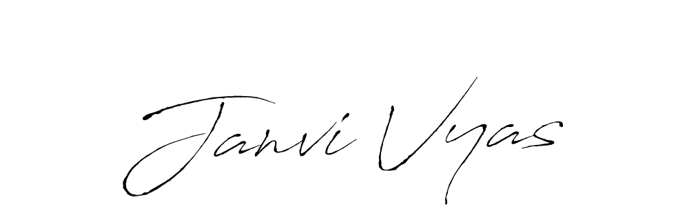Use a signature maker to create a handwritten signature online. With this signature software, you can design (Antro_Vectra) your own signature for name Janvi Vyas. Janvi Vyas signature style 6 images and pictures png
