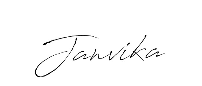 The best way (Antro_Vectra) to make a short signature is to pick only two or three words in your name. The name Janvika include a total of six letters. For converting this name. Janvika signature style 6 images and pictures png
