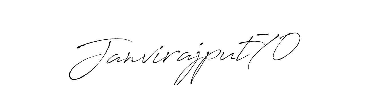 Use a signature maker to create a handwritten signature online. With this signature software, you can design (Antro_Vectra) your own signature for name Janvirajput70. Janvirajput70 signature style 6 images and pictures png