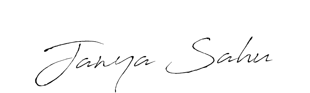 Once you've used our free online signature maker to create your best signature Antro_Vectra style, it's time to enjoy all of the benefits that Janya Sahu name signing documents. Janya Sahu signature style 6 images and pictures png