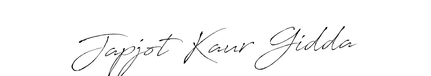 How to make Japjot Kaur Gidda signature? Antro_Vectra is a professional autograph style. Create handwritten signature for Japjot Kaur Gidda name. Japjot Kaur Gidda signature style 6 images and pictures png