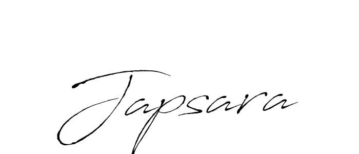 Use a signature maker to create a handwritten signature online. With this signature software, you can design (Antro_Vectra) your own signature for name Japsara. Japsara signature style 6 images and pictures png