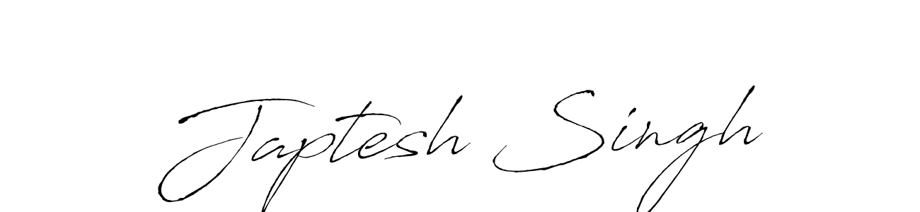 Make a beautiful signature design for name Japtesh Singh. With this signature (Antro_Vectra) style, you can create a handwritten signature for free. Japtesh Singh signature style 6 images and pictures png