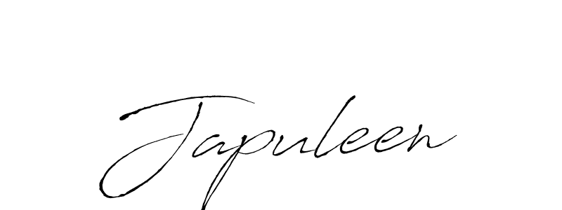 The best way (Antro_Vectra) to make a short signature is to pick only two or three words in your name. The name Japuleen include a total of six letters. For converting this name. Japuleen signature style 6 images and pictures png